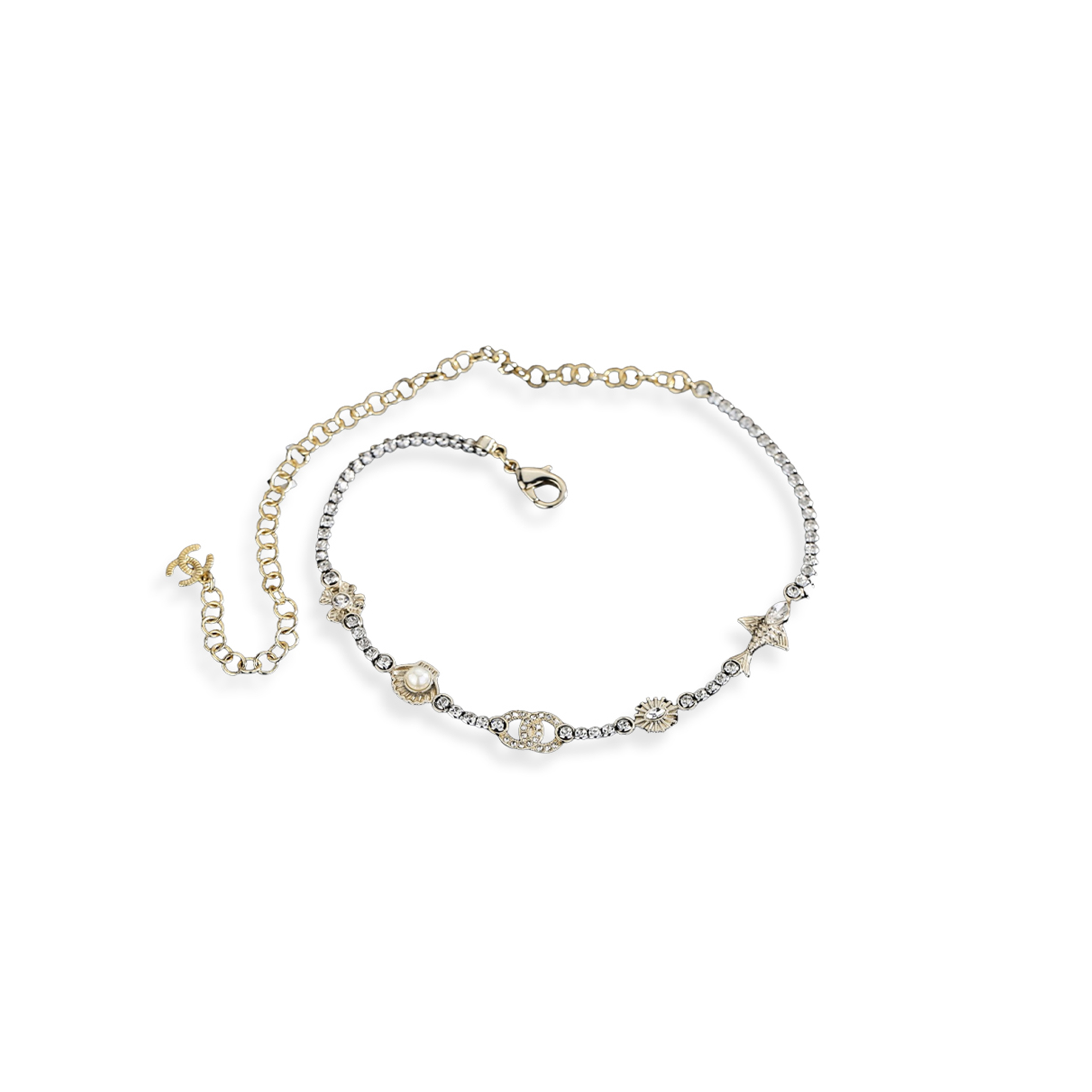 Ch**el rhinestone necklace